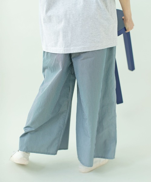 PAR ICI(パーリッシィ)の「江戸炊きストライプ/チェック ワイドパンツ(その他パンツ・レディース・ストライプ/チェック・FREE)」の19枚目の写真