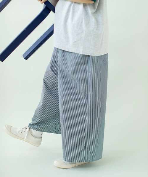 PAR ICI(パーリッシィ)の「江戸炊きストライプ/チェック ワイドパンツ(その他パンツ・レディース・ストライプ/チェック・FREE)」の18枚目の写真