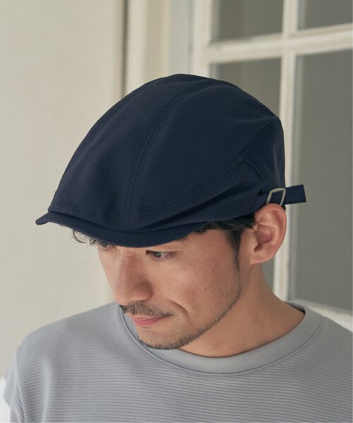 ikka（イッカ）の「COOLMAX(R)サッカーハンチング（ハンチング/ベレー帽・メンズ・ブラック/ベージュ/ネイビー・FREE）」の14枚目の写真