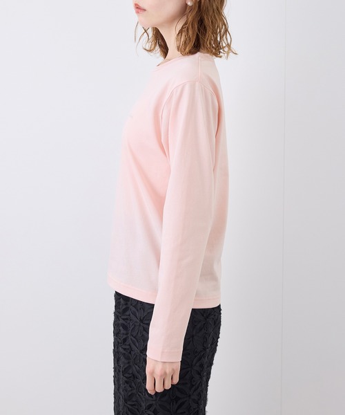 ROPE' PICNIC（ロペピクニック）の「RENU/アソートロゴロングTシャツ（Tシャツ/カットソー・レディース・ホワイト/ブラック/ピンク・38）」の17枚目の写真