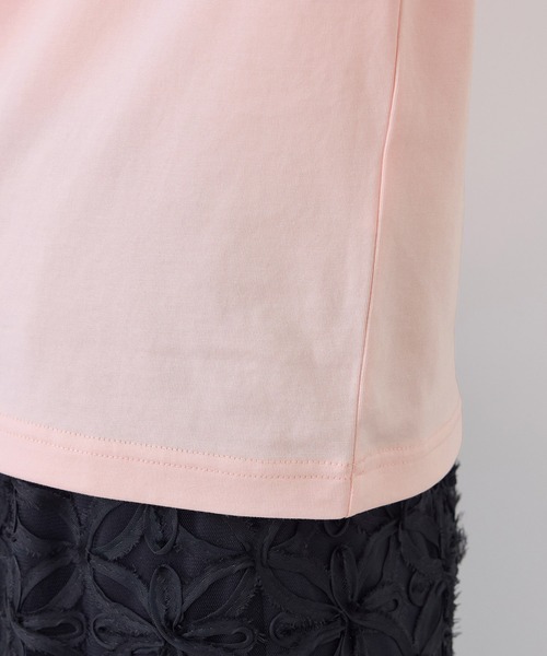 ROPE' PICNIC（ロペピクニック）の「RENU/アソートロゴロングTシャツ（Tシャツ/カットソー・レディース・ホワイト/ブラック/ピンク・38）」の22枚目の写真