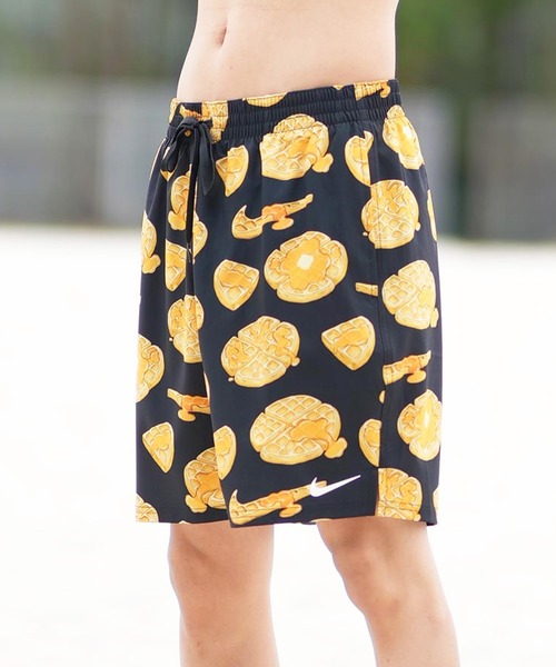 NIKE(ナイキ)の「NIKE/ナイキ 水着 海パン トランクス サーフパンツ ボードショーツ ストレッチ 7 ボレーショーツ 水陸両用 NESSF552(水着・メンズ・ブラウン系その他/ホワイト系その他/ブラック系その他/ブルー系その他/グレー系その他・S/M/L/XL/2XL)」の2枚目の写真