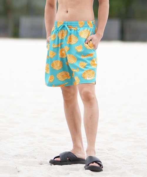 NIKE(ナイキ)の「NIKE/ナイキ 水着 海パン トランクス サーフパンツ ボードショーツ ストレッチ 7 ボレーショーツ 水陸両用 NESSF552(水着・メンズ・ブラウン系その他/ホワイト系その他/ブラック系その他/ブルー系その他/グレー系その他・S/M/L/XL/2XL)」の12枚目の写真