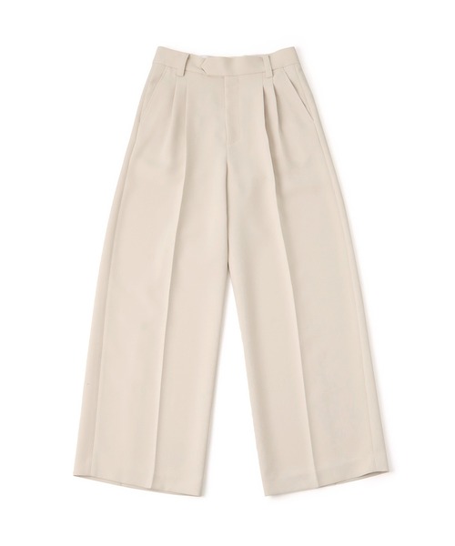 M TO R(ムウトアール)の「W POCKET WIDE SLACKS PANTS(SETUP)(スラックス・レディース・ブラック/ベージュ系その他・40/38/42)」の4枚目の写真