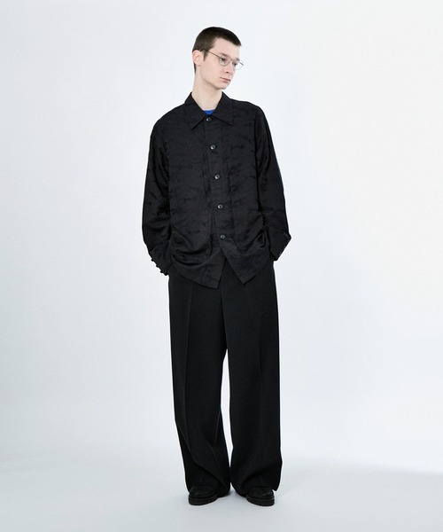 M TO R(ムウトアール)の「W POCKET WIDE SLACKS PANTS(SETUP)(スラックス・レディース・ブラック/ベージュ系その他・40/38/42)」の21枚目の写真