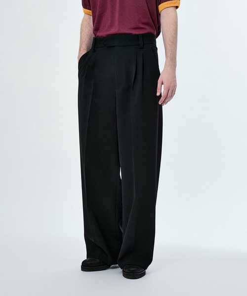 M TO R(ムウトアール)の「W POCKET WIDE SLACKS PANTS(SETUP)(スラックス・レディース・ブラック/ベージュ系その他・40/38/42)」の10枚目の写真