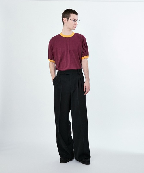M TO R(ムウトアール)の「W POCKET WIDE SLACKS PANTS(SETUP)(スラックス・レディース・ブラック/ベージュ系その他・40/38/42)」の12枚目の写真