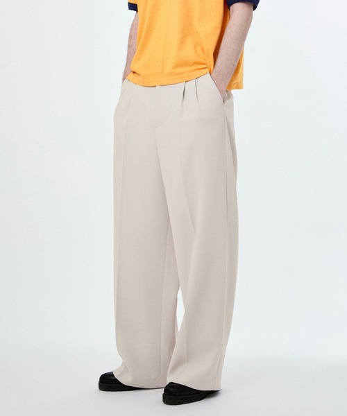 M TO R(ムウトアール)の「W POCKET WIDE SLACKS PANTS(SETUP)(スラックス・レディース・ブラック/ベージュ系その他・40/38/42)」の13枚目の写真