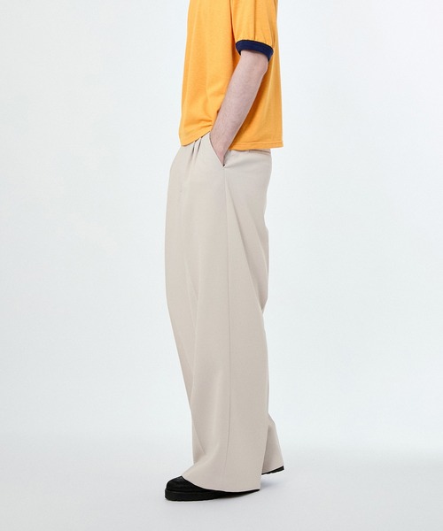 M TO R(ムウトアール)の「W POCKET WIDE SLACKS PANTS(SETUP)(スラックス・レディース・ブラック/ベージュ系その他・40/38/42)」の14枚目の写真