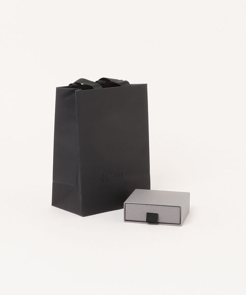 4℃ HOMME+(ヨンドシーオムプラス)の「シルバー フープ ピアス(ピアス(両耳用)・メンズ・ブラック・FREE)」の9枚目の写真