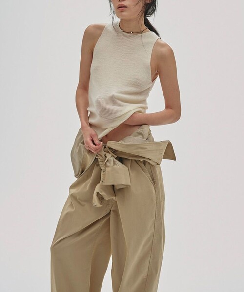 TODAYFUL(トゥデイフル)の「【TODAYFUL/トゥデイフル】Merinowool 100% Tanktop/メリノウール100%タンクトップ(ニット/セーター・レディース・キナリ/チョコ/チャコールグレー・FREE)」の18枚目の写真