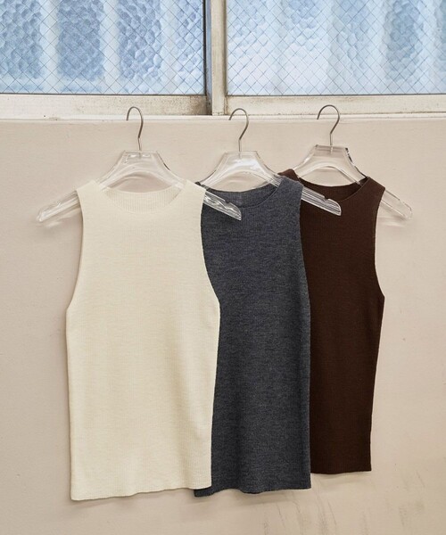 TODAYFUL/トゥデイフル】Merinowool 100% Tanktop/メリノウール100