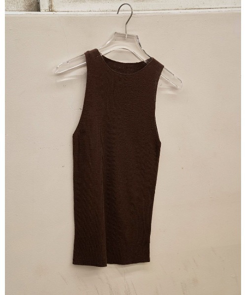 TODAYFUL(トゥデイフル)の「【TODAYFUL/トゥデイフル】Merinowool 100% Tanktop/メリノウール100%タンクトップ(ニット/セーター・レディース・キナリ/チョコ/チャコールグレー・FREE)」の13枚目の写真
