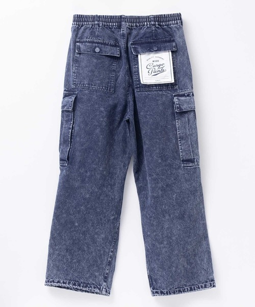 NAVY(ネイビー)の「WIDE CARGO PANTS ワイドカーゴパンツ(カーゴパンツ・メンズ・ブラック/カーキ/ブラック系その他/ケミカルウォッシュ/ベージュ・M/L/XL)」の12枚目の写真
