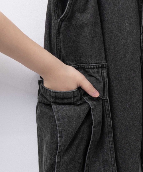 NAVY(ネイビー)の「WIDE CARGO PANTS ワイドカーゴパンツ(カーゴパンツ・メンズ・ブラック/カーキ/ブラック系その他/ケミカルウォッシュ/ベージュ・M/L/XL)」の14枚目の写真
