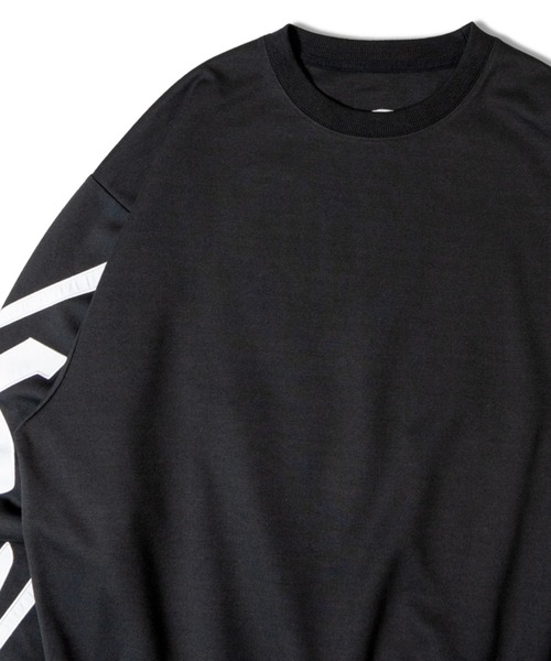 GALLIS ADDICTION（ガリスアディクション）の「GA LETTERING-LOGO CREW（スウェット・メンズ・グレー/ブラック・L/M）」の2枚目の写真