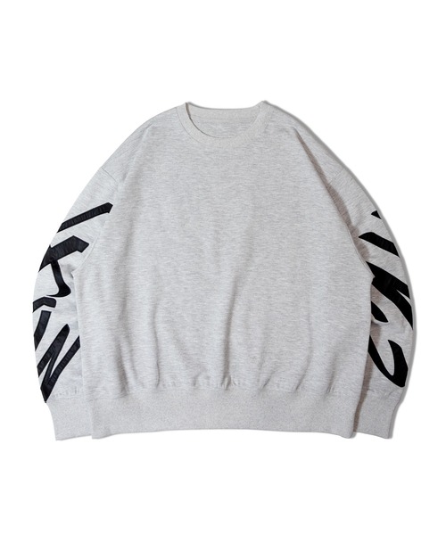 GALLIS ADDICTION（ガリスアディクション）の「GA LETTERING-LOGO CREW（スウェット・メンズ・グレー/ブラック・L/M）」の5枚目の写真