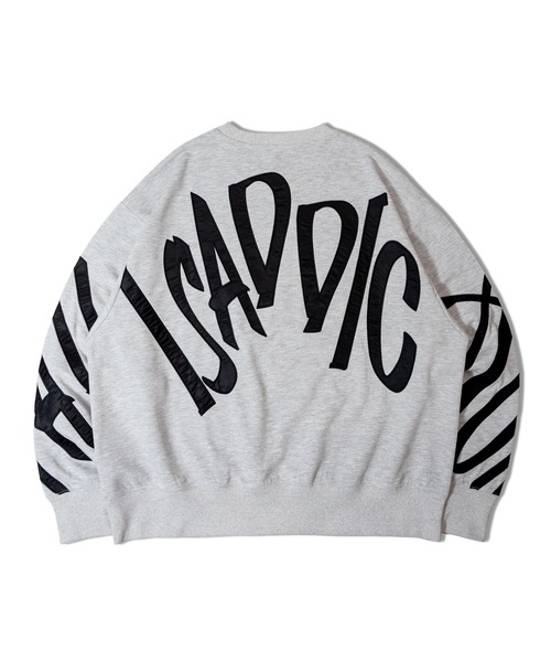 GALLIS ADDICTION（ガリスアディクション）の「GA LETTERING-LOGO CREW（スウェット・メンズ・グレー/ブラック・L/M）」の6枚目の写真