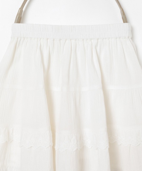Honeys（ハニーズ）の「ティアードミニスカート（スカート・レディース・ホワイト/ブラック・S/M/L）」の22枚目の写真