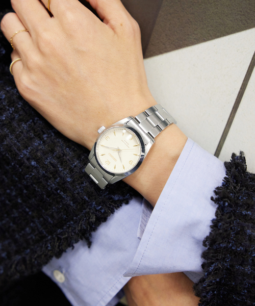 IENA（イエナ）の「《WEB限定/追加5》SEIKO Exclusive HIROB*IENA(ivory)（アナログ腕時計・レディース・シルバー・FREE）」の7枚目の写真