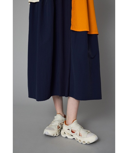 【完売・新品】HeRIN.CYE タックスリーブドッキングドレス ブラック HeRIN.CYE | Cut relax dress (ワンピース(ミニ・ミディアム