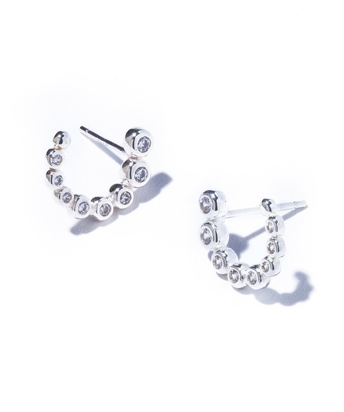 les bonbon（ルボンボン）の「【les bon bon】botanica stilla pierce/ボタニカ ステラ ピアス BOB631（ピアス（両耳用）・レディース・シルバー・FREE）」の2枚目の写真