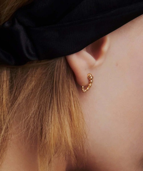 les bonbon（ルボンボン）の「【les bon bon】botanica stilla pierce/ボタニカ ステラ ピアス BOB631（ピアス（両耳用）・レディース・シルバー・FREE）」の4枚目の写真