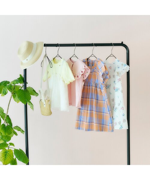 apres les cours(アプレレクール)の「フリルかごポシェット(かごバッグ・キッズ・ベージュ・FREE)」の6枚目の写真