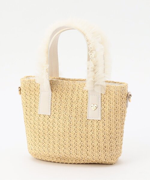 apres les cours(アプレレクール)の「フリルかごポシェット(かごバッグ・キッズ・ベージュ・FREE)」の19枚目の写真