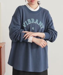 ⚫︎美品 FRAMeWORK プリントスウェット カレッジ ナチュラル スウェット カレッジ」に該当するトップスファッション通販