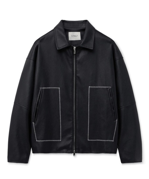 V2（ブイツー）の「V2／8142ステッチレザージャケット（ブルゾン・メンズ・ブラック・LARGE/MEDIUM）」の14枚目の写真
