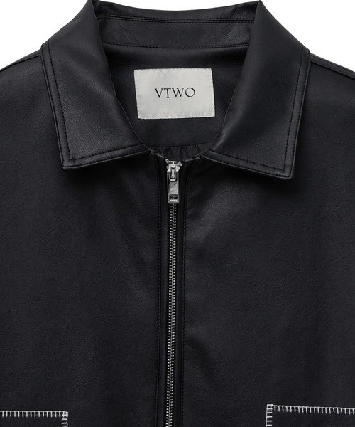 V2（ブイツー）の「V2／8142ステッチレザージャケット（ブルゾン・メンズ・ブラック・LARGE/MEDIUM）」の15枚目の写真