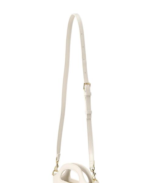 NATURAL BEAUTY BASIC(ナチュラルビューティーベーシック)の「◇【美人百花掲載】PPパールドットショルダーバッグ(ショルダーバッグ・レディース・オフホワイト/ブラウン・フリ-)」の5枚目の写真