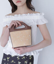 NATURAL BEAUTY BASIC | ◇【美人百花掲載】PPパールドットショルダーバッグ(ショルダーバッグ)