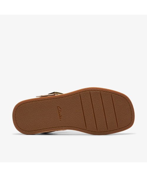 Clarks(クラークス)の「Alda Strap / アルダストラップ(コッパーメタリック)(サンダル・レディース・シャンパン・UK5/UK6/UK4/UK3/UK3.5/UK4.5/UK5.5)」の3枚目の写真