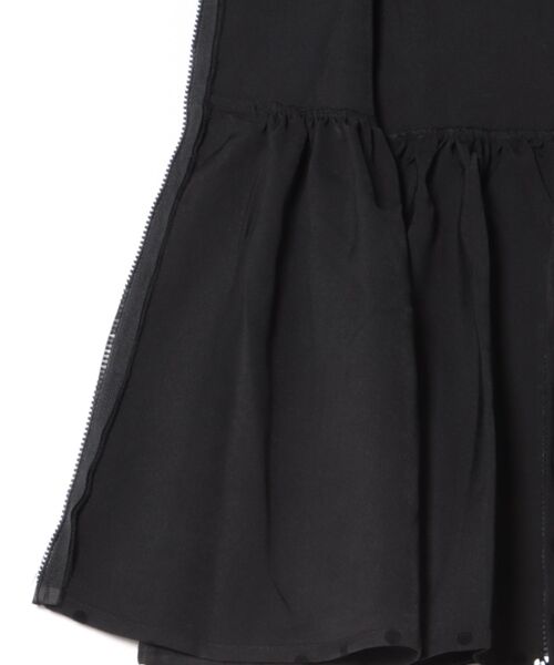 each（イーチ）の「フロッキードットペプラムジップアップノースリベスト（ベスト・レディース・グレー/ブラック/ネイビー・FREE）」の13枚目の写真