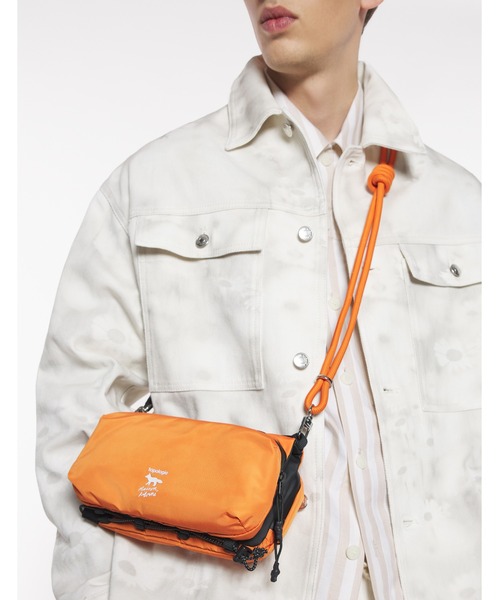 Maison Kitsune（メゾンキツネ）の「MAISON KITSUNE X TOPOLOGIE 8.0mm ROPE（スマホグッズ・メンズ・ライム/オレンジ・U）」の6枚目の写真