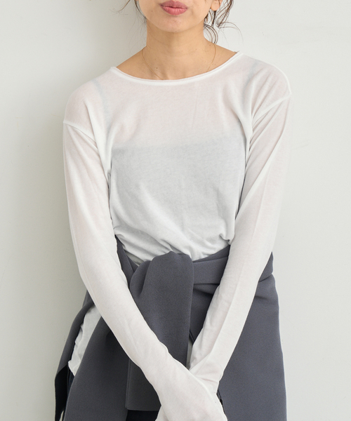 tシャツ リヨセルコットン シアーロンT レディース IENA｜リヨセルコットン シアーロンT | Rakuten Fashion(楽天