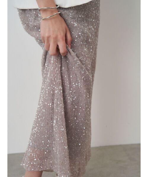 セール】スパンコールプリーツスカート（スカート）｜ELENDEEK（エレン