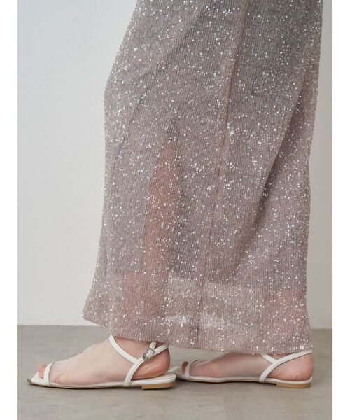 ELENDEEK（エレンディーク）の「スパンコールプリーツスカート