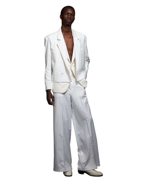 GalaabenD（ガラアーベント）の「Custom Vintage Short Double Jacket カスタムヴィンテージダブルショートジャケット（テーラードジャケット・メンズ・ブルー/ホワイト・46/44）」の6枚目の写真