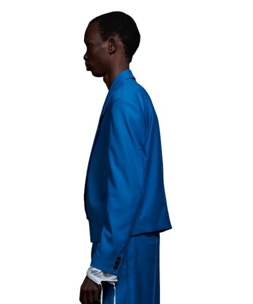 GalaabenD（ガラアーベント）の「Custom Vintage Short Double Jacket カスタムヴィンテージダブルショートジャケット（テーラードジャケット・メンズ・ブルー/ホワイト・46/44）」の8枚目の写真