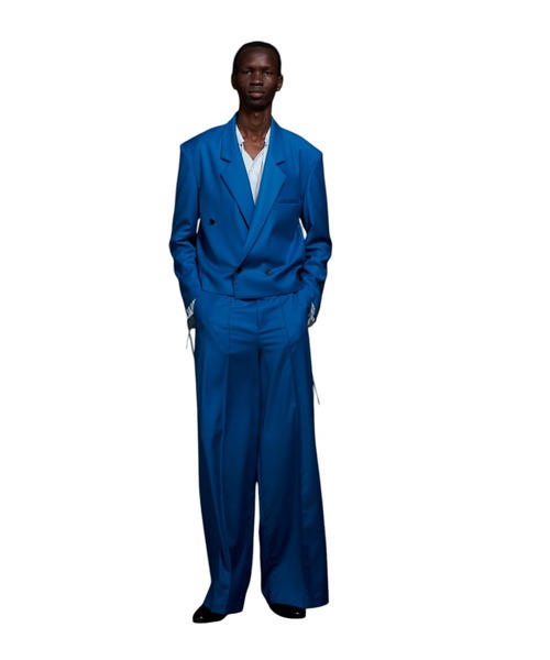 GalaabenD（ガラアーベント）の「Custom Vintage Short Double Jacket カスタムヴィンテージダブルショートジャケット（テーラードジャケット・メンズ・ブルー/ホワイト・46/44）」の10枚目の写真