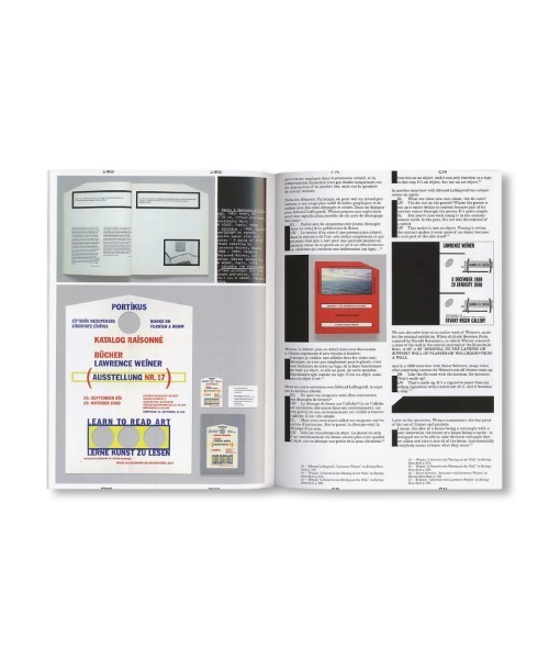 VILLA BOOKS（ヴィラ ブックス）の「REVUE FAIRE - TO LOOK AT THINGS #49: LAWRENCE WEINER: WE ARE SHIPS AT SEA, NOT DUCKS ON A POND（本・メンズ・その他・ONE SIZE）」の12枚目の写真