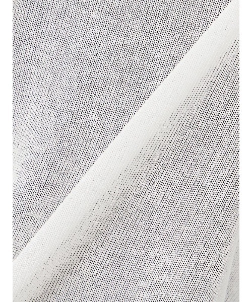 Perfect Suit FActory（パーフェクトスーツファクトリー）の「バルーン袖　シアーカーディガン　オフホワイト/ブラック/ブルー（カーディガン/ボレロ・レディース・ブルー/ブラック/オフホワイト・L/M）」の6枚目の写真