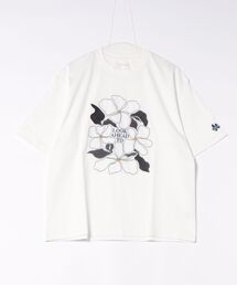 Nilway（ニルウェイ）の「16/OE天竺　フラワー刺繍S/S　Tee（Tシャツ/カットソー）」