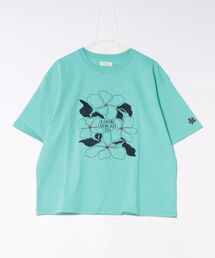 16/OE天竺　フラワー刺繍S/S　Tee