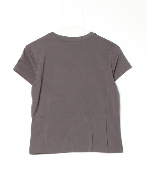 NIKE（ナイキ）の「ナイキ NIKE ナイキ  NSW チル ニット MD クロップ S/S Tシャツ OP（Tシャツ/カットソー・レディース・ホワイト/ダークグレー/ライラック・S/M/L）」の4枚目の写真
