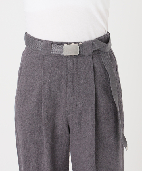 B.C STOCK(ベーセーストック)の「ウォッシャブル / ベルト付きリネンライクオックスクライミングトラウザー(その他パンツ・レディース・キャメル/アイボリー/チャコールグレー・SMALL/MEDIUM)」の17枚目の写真