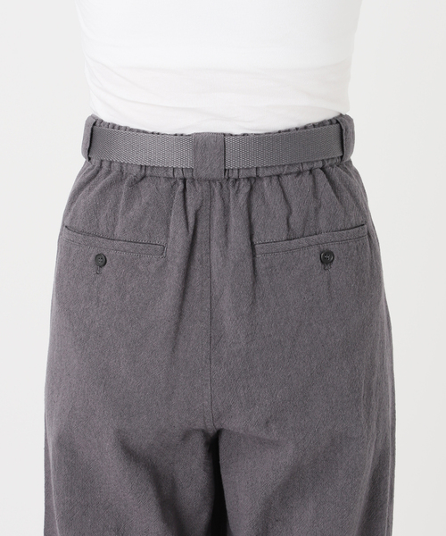 B.C STOCK(ベーセーストック)の「ウォッシャブル / ベルト付きリネンライクオックスクライミングトラウザー(その他パンツ・レディース・キャメル/アイボリー/チャコールグレー・SMALL/MEDIUM)」の16枚目の写真